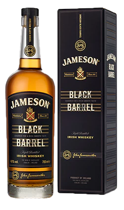 Jameson Black & Hip Flask 700ml