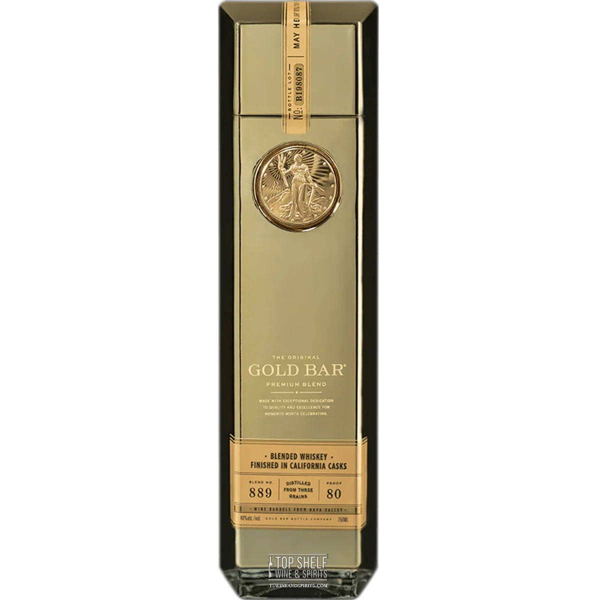 Gold Bar Premium Whiskey 750ml
